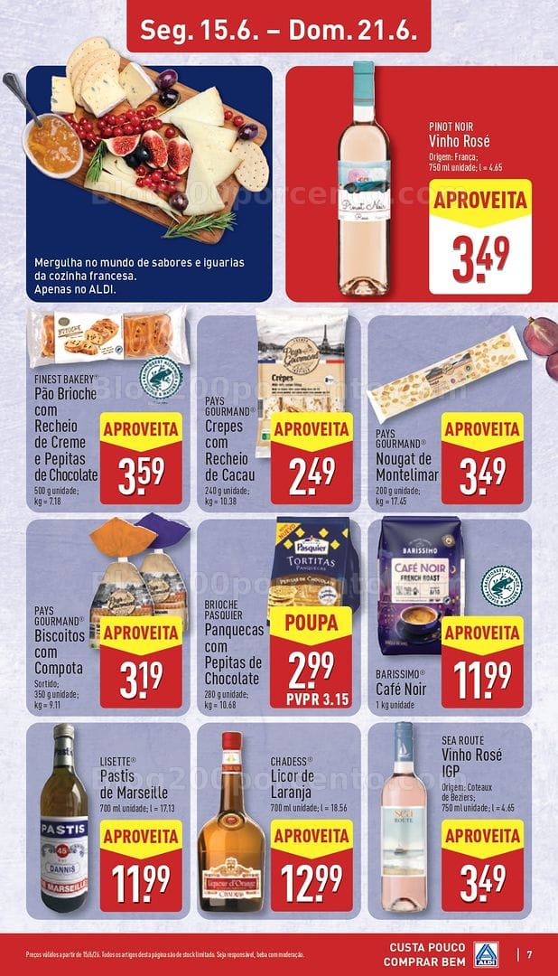 Antevisão Folheto ALDI Sabores do Mundo Promoções de 15 a 21 junho